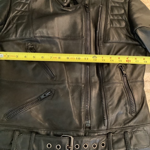 Vintage Hein Gericke Harley Davidson Black Leather Motorcycle Jacket Sz 36 - Picture 9 of 11